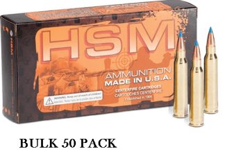 HS MUNITION c.223 Rem 55 gr FMJ-BT W/C Trainin*BULK 50RDS
