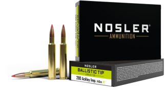 NOSLER 280 ACKLEY IMP 140GR BALLISTIC TIP (20 CT.)
