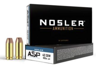 NOSLER ASP-40 S&W 180G HG JHP (50CT)