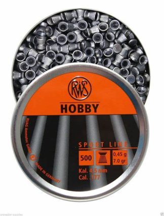 RWS HOBBY c.177 PELLETS TIN OF 500 (CLAM PACK, CTC ONLY)