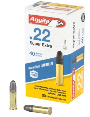 AGUILA .22LR SV SP 40 GR 50 ROUNDS