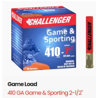 CHALLENGER (10065) 410 GA. 2-1/2” #5