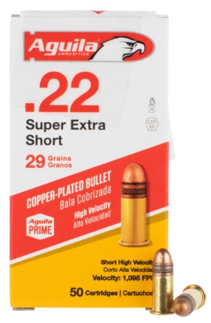 AGUILA .22 SHORT HV SP 29 GR