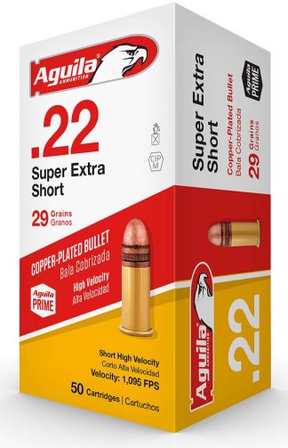 AGUILA .22 SHORT HV SP 29GR. 50rds