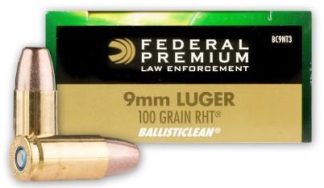 FED. 9MM FRANGIBLE 100GR. 50 RDS BOX