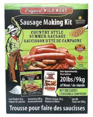 WILD WEST COUNTRY STYLE SUMMER SAUSAGE SEASONING KIT 386G