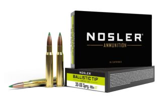 NOSLER 30-06 SPFLD 180 GR BALLISTIC TIP
