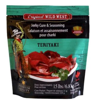 WILD WEST JERKY CURE AND SEASONING TERIYAKI 250G