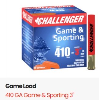 CHALLENGER (30037) 410GA. 3” #7 1/2 LEAD