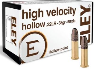ELEY c.22 LR HV HOLLOW POINT
