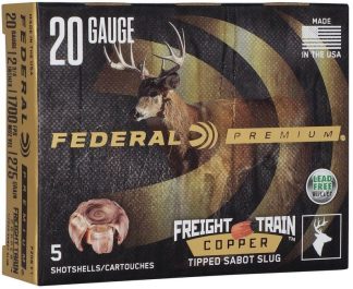 FED 20GA 2-3/4"  275GR FREIGHT TRAIN COPPER SABOT SLUG