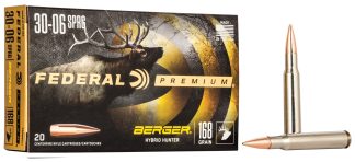 FED PREMIUM 30-06 SPFLD 168 GR BERGER HYBRID HUNTER