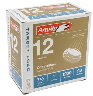 AGUILA 12ga 2-3/4” 1oz 1200fps #7.5 Target Loads