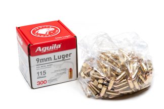 AGUILA 9MM FMJ 124 GR 300 ROUNDS BULK PACK