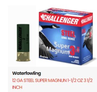 CHALLENGER (50202) 12GA. 3 1/2” 13/8OZ. #2