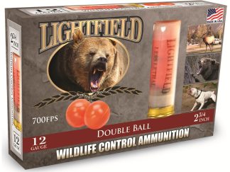 LIGHTFIELD WILDLIFE 12GA 2 3/4” DOUBLE BALL