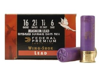 FED. PREM. 16GA. 2 3/4 1 1/4oz. #4 LEAD