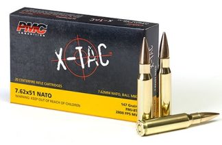 PMC 7.62 X 51mm (308 Win)147 GR FMJ-BT 20PK