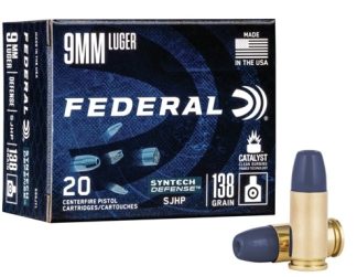 FED 9 MM 147GR PRACTICE & DEFEND HST/SYNTECH COMBO