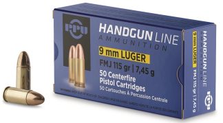 PRVI 9mm Luger FMJ 115gr.