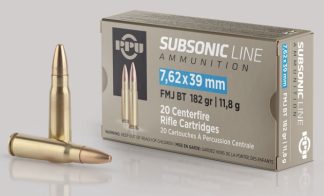 PRVI 7.62x39 Subsonic 182gr 20Rnd