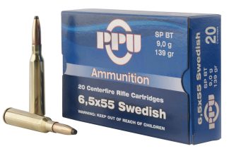 PRVI Rifle Ammo 6.5x55 Swedish SP 139gr 20Rnd