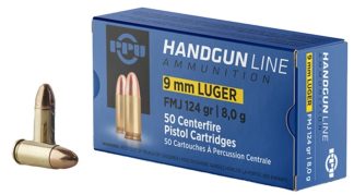 PRVI 9mm Luger FMJ 124gr. A-033