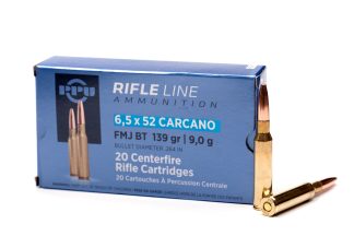 PRVI 6.5x52 Carcano FMJBT 139 gr. 20RD