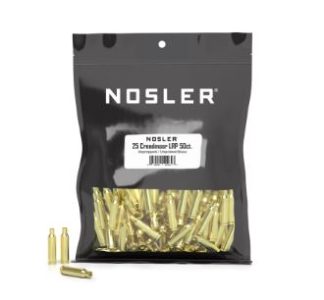 NOSLER BAG BRASS-25 CRDMR LPP (50 CT)