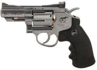 ASG  CO2 4.5MM  PELLET DAN WESSON 2.5'' SILVER