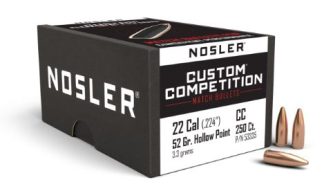 NOSLER CC-22 52G HPBT (250CT)