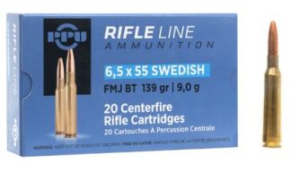 PRVI 6.5X55 SWEDISH FMJ 139GR.