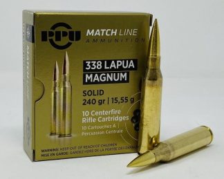 PRVI .338 LAPUA MAGNUM MATCH SOLID 240GR