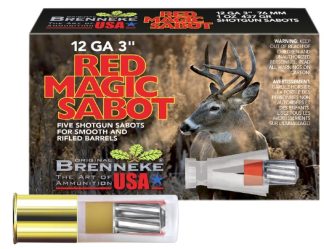 Brenneke SL123RMS Red Magic 12Gauge 3" 1oz Sabot Slug 5pk