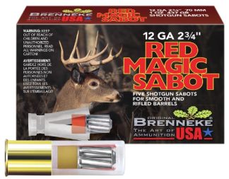 Brenneke SL122RMS Red Magic 12Gauge 2.75" 1oz Sabot Slug 5pk