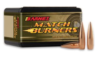 BARNES 22 CAL MATCH BURNER BOAT TAIL 85GR 100RD