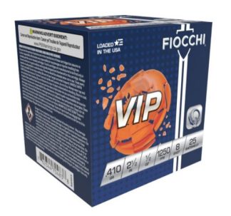 FIOCCHI 410VIP8- 410 GA 2 1/2IN 1/2 OZ LEAD CHILL #8