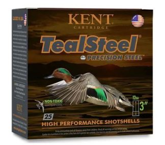 KENT TEAL STEEL 12GA, 3", 1 1/4 OZ, 1350 FPS #6