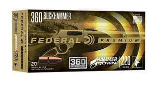 FEDERAL PREMIUM AMMUNITION 360 BUCKHAMMER 220GR HAMMERDOWN