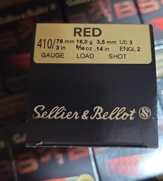 S & B  410ga. X3 LEAD US#3 25RDS